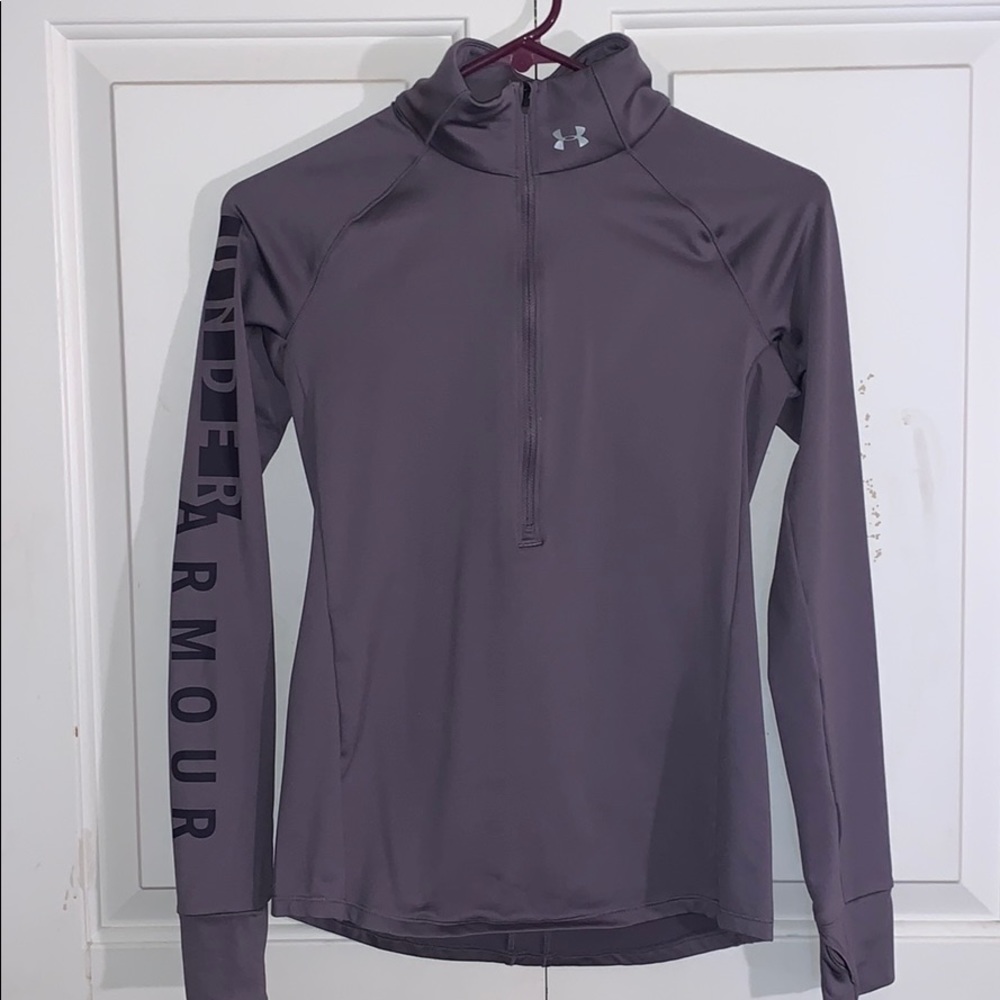 Under Armour Half Zip Fitted Running Sweater